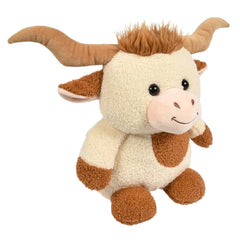 12.5" Longhorn Cattle Plush - LLB Toys