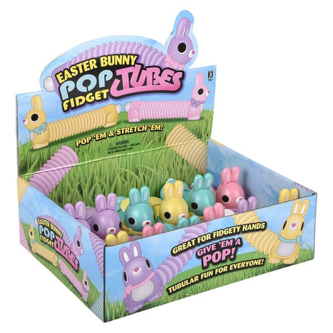 Easter Bunny Fidget Pop Tube 7" - LLB Toys