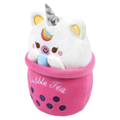 9″ Bubble Tea Animal Cup LLB Plush Toys