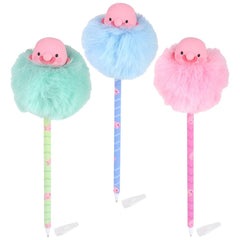 9.5" Pom Pom Blobfish Pen