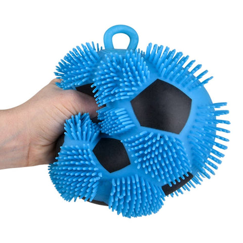 6" Light-Up Soccer Puffer Ball - LLB Toys