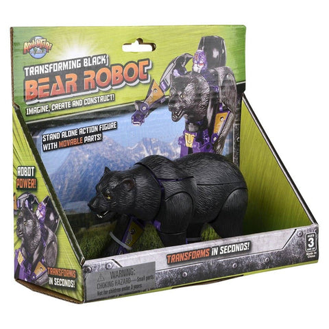 5" BLACK BEAR ROBOT ACTION FIGURE LLB Figurine Toys