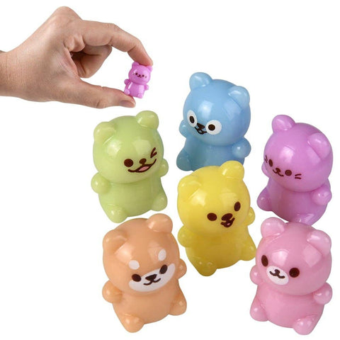 1" Mini Kawaii Animal Squeezy Figurines 100ct - LLB Toys