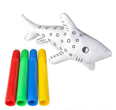 5" SHARK COLOR-A-PAL LLB Plush Toys