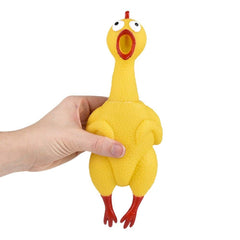 9.5" RUBBER SOUND CHICKEN MIX LLB kids toys