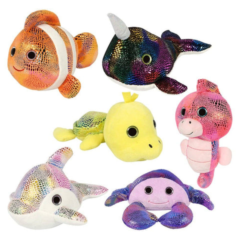 10" BIG EYE SPARKLE SEA ASSORTMENT 72PCS LLB kids toys