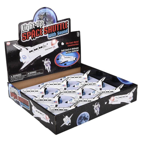 6" Space Shuttle Toy with Lights - Kids - LLB Toys