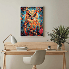 Fantasy Owl Canvas Wall Art print