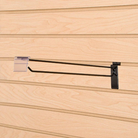 BLACK SLATWALL SCAN HOOK WITH TAG LLB kids toys