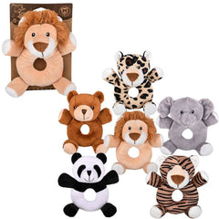 5.5" plush Infant Rattles LLB Plush Toys