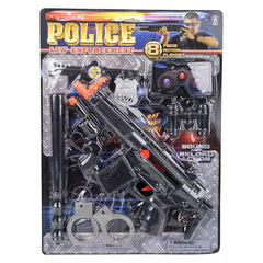 POLICE PLAY SET 8 PC LLB kids toys