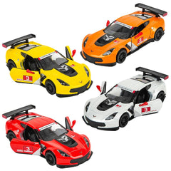 5" DIE-CAST 2016 CORVETTE C7.R RACE CAR LLB Car Toys