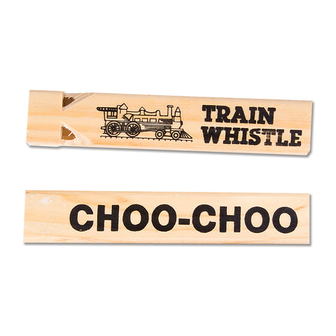 7" WOODEN TRAIN WHISTLE