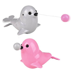 5.5" PULL-STRING SEAL PUP BATH TOY LLB kids toys