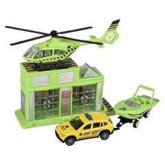 Jungle Die Cast Rescue Center - LLB Toys
