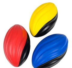 5" TWO-TONE SPIRAL FOOTBALL LLB kids toys