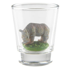 RHINO DECORATIVE SHOT GLASS LLB kids toys