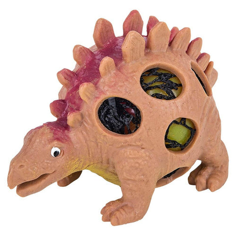 4" MESH SQUEEZE DINOSAUR LLB Squishy Toys