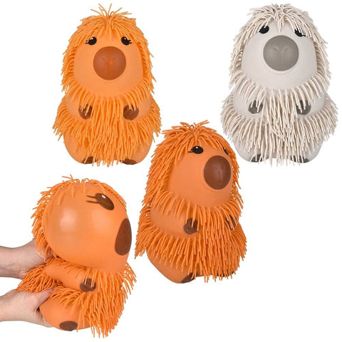 8" Shaggy Puffer Capybara - LLB Toys