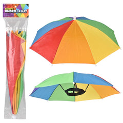 Rainbow Umbrella Hat 20"- LLB Toys