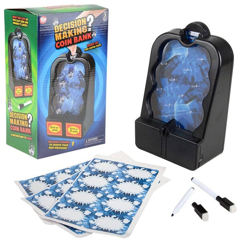 10" DECISION MAKER COIN BANK LLB kids toys