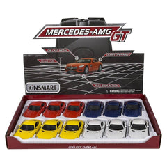 5" Diecast Pull Back Mercedes-Amg GT LLB kids toys