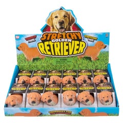 Stretchy Golden Retriever 5.25" 12ct - LLB Toys
