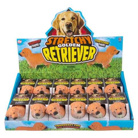 Stretchy Golden Retriever 5.25" 12ct - LLB Toys