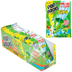 POP ROCKS DIPS SOUR APPLE  - LLB Candy
