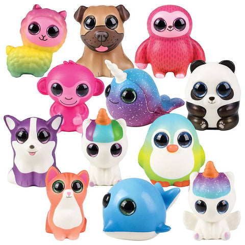 SPARKLE EYE SQUISH MIX 5.5" LLB Squishy Toys