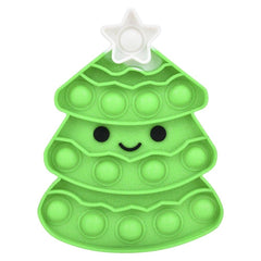 CHRISTMAS TREE GLITTER BUBBLE POPPERS LLB Fidget Toys