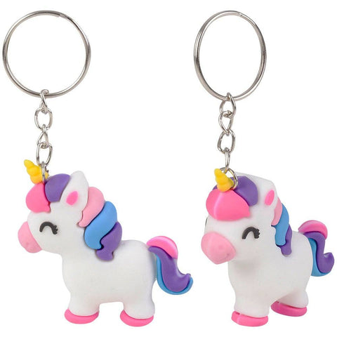 2.25" UNICORN KEYCHAINS LLB Keychain