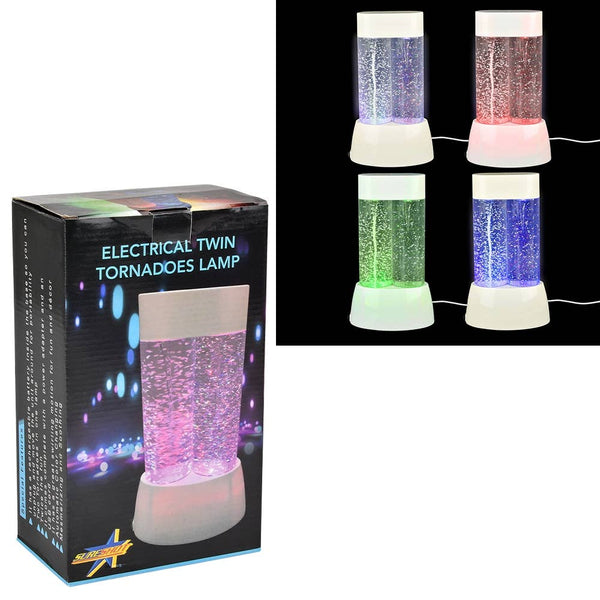 Twin Motion LED Tornado Lamp 10