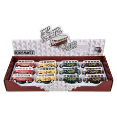 2.5" Diecast Pull Back 1962 VW Bus/Printing Keychain