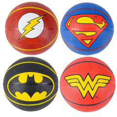 5" JUSTICE LEAGUE LOGO MICRO BASKETBALL KIT LLB kids toys
