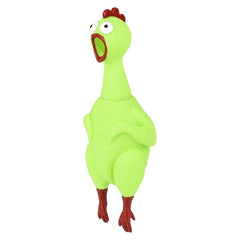 9.5" RUBBER SOUND CHICKEN MIX LLB kids toys