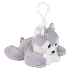 3.5" Mighty Quakes Wolf Backpack Clip - LLB Toys