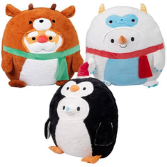 24" Squishy-Ishies Dressed Christmas Animals - LLB Toys