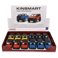 5" Diecast Pull Back 2022 Ford Bronco Hard Top LLB Car Toys