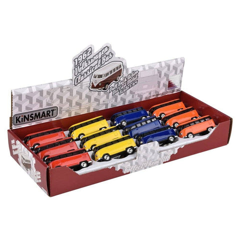 2.5" Diecast  1962 VW Bus Keychain-Color Top - LLB Toys