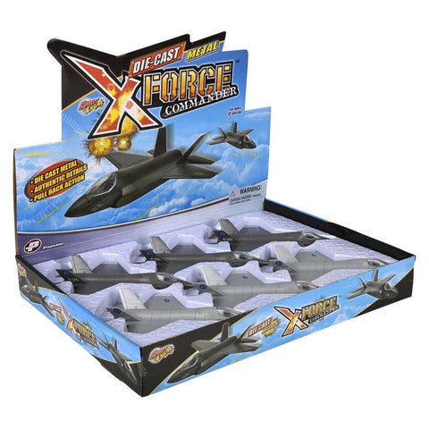7.5" DIE-CAST PULL BACK F-35 LIGHTNING II LLB Car Toys