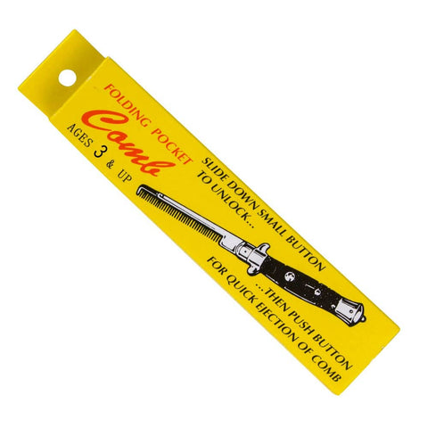 9" STAINLESS STEEL SWITCH-BLADE COMB LLB kids toys