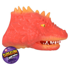 Stretchy Dragon Hand Puppet 6" LLB kids toys
