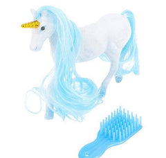 4" FLOCKED UNICORN PLAY SET LLB kids toys