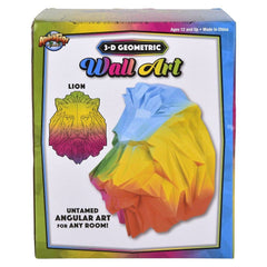 Lion Geometric Wall Art 7.75" LLB kids toys