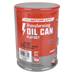 Hidden Motor City Oil Can Transforming Play Set - LLB Toys