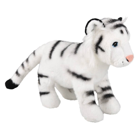 11" Animal Den White Tiger Plush - LLB Toys