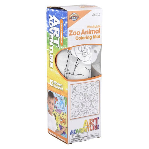 19.5" ZOO WASHABLE DOODLE MAT LLB Stationary