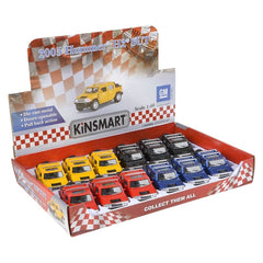 5" DIE-CAST PULL BACK HUMMER H2 SUT LLB Car Toys