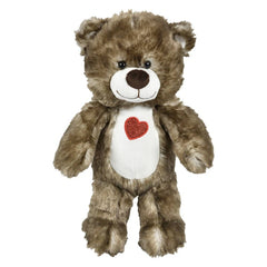 15.5" Cotton Candy Natural Heart Bears Plush - LLB Toys